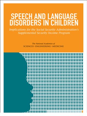 cover image of Speech and Language Disorders in Children